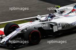 Lance Stroll (CDN) Williams FW40. 29.09.2017. Formula 1 World Championship, Rd 15, Malaysian Grand Prix, Sepang, Malaysia, Friday.