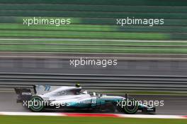 Valtteri Bottas (FIN) Mercedes AMG F1  29.09.2017. Formula 1 World Championship, Rd 15, Malaysian Grand Prix, Sepang, Malaysia, Friday.