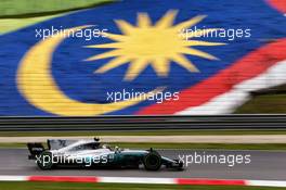 Valtteri Bottas (FIN) Mercedes AMG F1 W08. 29.09.2017. Formula 1 World Championship, Rd 15, Malaysian Grand Prix, Sepang, Malaysia, Friday.