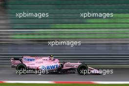 Esteban Ocon (FRA) Force India F1  29.09.2017. Formula 1 World Championship, Rd 15, Malaysian Grand Prix, Sepang, Malaysia, Friday.