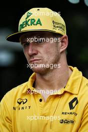 Nico Hulkenberg (GER) Renault Sport F1 Team. 29.09.2017. Formula 1 World Championship, Rd 15, Malaysian Grand Prix, Sepang, Malaysia, Friday.