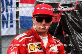 Kimi Raikkonen (FIN) Ferrari on the grid. 01.10.2017. Formula 1 World Championship, Rd 15, Malaysian Grand Prix, Sepang, Malaysia, Sunday.