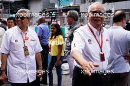 Najib Razak (MAL) Prime Minister of Malaysia on the grid. 01.10.2017. Formula 1 World Championship, Rd 15, Malaysian Grand Prix, Sepang, Malaysia, Sunday.
