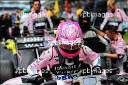 Esteban Ocon (FRA) Sahara Force India F1 VJM10 on the grid. 01.10.2017. Formula 1 World Championship, Rd 15, Malaysian Grand Prix, Sepang, Malaysia, Sunday.