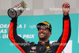 Daniel Ricciardo (AUS) Red Bull Racing  01.10.2017. Formula 1 World Championship, Rd 15, Malaysian Grand Prix, Sepang, Malaysia, Sunday.