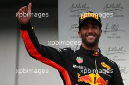 3rd place Daniel Ricciardo (AUS) Red Bull Racing. 01.10.2017. Formula 1 World Championship, Rd 15, Malaysian Grand Prix, Sepang, Malaysia, Sunday.