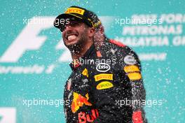 Daniel Ricciardo (AUS) Red Bull Racing  01.10.2017. Formula 1 World Championship, Rd 15, Malaysian Grand Prix, Sepang, Malaysia, Sunday.