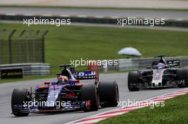 Pierre Gasly (FRA) Scuderia Toro Rosso STR12. 01.10.2017. Formula 1 World Championship, Rd 15, Malaysian Grand Prix, Sepang, Malaysia, Sunday.