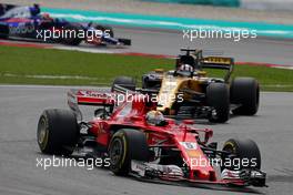 Sebastian Vettel (GER) Scuderia Ferrari  01.10.2017. Formula 1 World Championship, Rd 15, Malaysian Grand Prix, Sepang, Malaysia, Sunday.