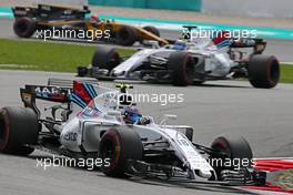Lance Stroll (CDN) Williams F1 Team  01.10.2017. Formula 1 World Championship, Rd 15, Malaysian Grand Prix, Sepang, Malaysia, Sunday.