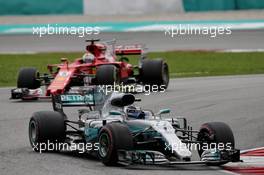 Valtteri Bottas (FIN) Mercedes AMG F1 W08. 01.10.2017. Formula 1 World Championship, Rd 15, Malaysian Grand Prix, Sepang, Malaysia, Sunday.