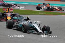 Valtteri Bottas (FIN) Mercedes AMG F1  01.10.2017. Formula 1 World Championship, Rd 15, Malaysian Grand Prix, Sepang, Malaysia, Sunday.