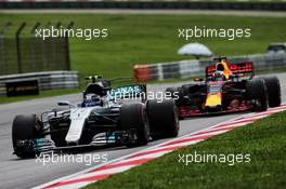 Valtteri Bottas (FIN) Mercedes AMG F1 W08. 01.10.2017. Formula 1 World Championship, Rd 15, Malaysian Grand Prix, Sepang, Malaysia, Sunday.