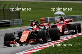 Fernando Alonso (ESP) McLaren MCL32. 01.10.2017. Formula 1 World Championship, Rd 15, Malaysian Grand Prix, Sepang, Malaysia, Sunday.