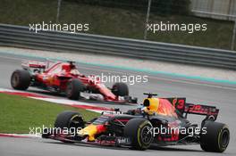 Daniel Ricciardo (AUS) Red Bull Racing RB13. 01.10.2017. Formula 1 World Championship, Rd 15, Malaysian Grand Prix, Sepang, Malaysia, Sunday.
