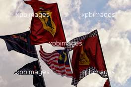 Flags. 30.09.2017. Formula 1 World Championship, Rd 15, Malaysian Grand Prix, Sepang, Malaysia, Saturday.