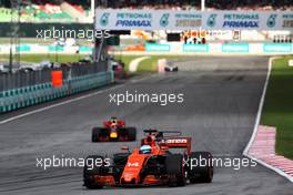 Fernando Alonso (ESP) McLaren MCL32. 30.09.2017. Formula 1 World Championship, Rd 15, Malaysian Grand Prix, Sepang, Malaysia, Saturday.