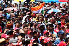 Fans and an Indian flag for Sahara Force India F1 Team. 30.09.2017. Formula 1 World Championship, Rd 15, Malaysian Grand Prix, Sepang, Malaysia, Saturday.