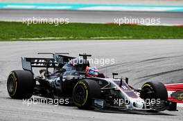 Romain Grosjean (FRA) Haas F1 Team VF-17. 30.09.2017. Formula 1 World Championship, Rd 15, Malaysian Grand Prix, Sepang, Malaysia, Saturday.
