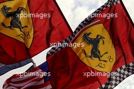 Ferrari flags. 30.09.2017. Formula 1 World Championship, Rd 15, Malaysian Grand Prix, Sepang, Malaysia, Saturday.