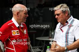 Jock Clear (GBR) Ferrari Engineering Director (Left). 30.09.2017. Formula 1 World Championship, Rd 15, Malaysian Grand Prix, Sepang, Malaysia, Saturday.