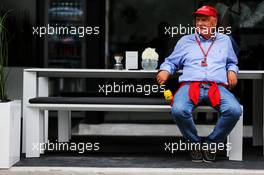Niki Lauda (AUT) Mercedes Non-Executive Chairman. 30.09.2017. Formula 1 World Championship, Rd 15, Malaysian Grand Prix, Sepang, Malaysia, Saturday.