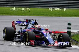 Pierre Gasly (FRA) Scuderia Toro Rosso STR12. 30.09.2017. Formula 1 World Championship, Rd 15, Malaysian Grand Prix, Sepang, Malaysia, Saturday.