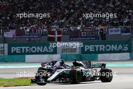 Lewis Hamilton (GBR) Mercedes AMG F1 W08. 30.09.2017. Formula 1 World Championship, Rd 15, Malaysian Grand Prix, Sepang, Malaysia, Saturday.