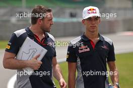 Pierre Gasly (FRA), Scuderia Toro Rosso  28.09.2017. Formula 1 World Championship, Rd 15, Malaysian Grand Prix, Sepang, Malaysia, Thursday.