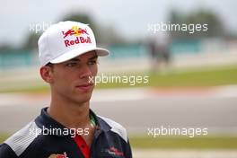 Pierre Gasly (FRA), Scuderia Toro Rosso  28.09.2017. Formula 1 World Championship, Rd 15, Malaysian Grand Prix, Sepang, Malaysia, Thursday.