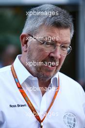 Ross Brawn (GBR) Managing Director, Motor Sports. 28.04.2017. Formula 1 World Championship, Rd 4, Russian Grand Prix, Sochi Autodrom, Sochi, Russia, Practice Day.