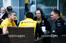 (L to R): Nick Chester (GBR) Renault Sport F1 Team Chassis Technical Director; Cyril Abiteboul (FRA) Renault Sport F1 Managing Director; Ciaron Pilbeam (GBR) Renault Sport F1 Team Chief Race Engineer; and Alan Permane (GBR) Renault Sport F1 Team Trackside Operations Director. 28.04.2017. Formula 1 World Championship, Rd 4, Russian Grand Prix, Sochi Autodrom, Sochi, Russia, Practice Day.
