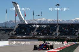 Daniil Kvyat (RUS) Scuderia Toro Rosso STR12. 28.04.2017. Formula 1 World Championship, Rd 4, Russian Grand Prix, Sochi Autodrom, Sochi, Russia, Practice Day.