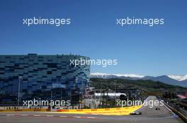 Valtteri Bottas (FIN) Mercedes AMG F1 W08 leads team mate Lewis Hamilton (GBR) Mercedes AMG F1 W08., 28.04.2017. Formula 1 World Championship, Rd 4, Russian Grand Prix, Sochi Autodrom, Sochi, Russia, Practice Day.