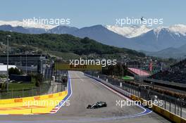 Valtteri Bottas (FIN) Mercedes AMG F1 W08. 28.04.2017. Formula 1 World Championship, Rd 4, Russian Grand Prix, Sochi Autodrom, Sochi, Russia, Practice Day.