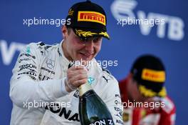 Race winner Valtteri Bottas (FIN) Mercedes AMG F1 celebrates on the podium. 30.04.2017. Formula 1 World Championship, Rd 4, Russian Grand Prix, Sochi Autodrom, Sochi, Russia, Race Day.