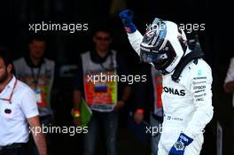 Race winner Valtteri Bottas (FIN) Mercedes AMG F1 celebrates in parc ferme. 30.04.2017. Formula 1 World Championship, Rd 4, Russian Grand Prix, Sochi Autodrom, Sochi, Russia, Race Day.