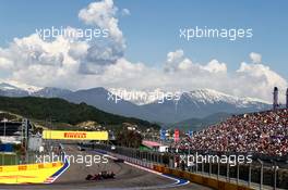 Kevin Magnussen (DEN) Haas VF-17. 30.04.2017. Formula 1 World Championship, Rd 4, Russian Grand Prix, Sochi Autodrom, Sochi, Russia, Race Day.