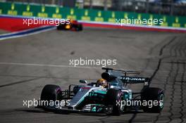 Lewis Hamilton (GBR) Mercedes AMG F1 W08. 30.04.2017. Formula 1 World Championship, Rd 4, Russian Grand Prix, Sochi Autodrom, Sochi, Russia, Race Day.