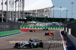 Valtteri Bottas (FIN) Mercedes AMG F1 W08. 30.04.2017. Formula 1 World Championship, Rd 4, Russian Grand Prix, Sochi Autodrom, Sochi, Russia, Race Day.