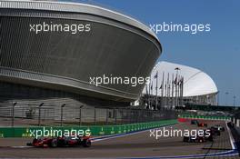 Kevin Magnussen (DEN) Haas VF-17. 30.04.2017. Formula 1 World Championship, Rd 4, Russian Grand Prix, Sochi Autodrom, Sochi, Russia, Race Day.