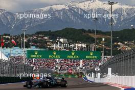 Valtteri Bottas (FIN) Mercedes AMG F1 W08. 30.04.2017. Formula 1 World Championship, Rd 4, Russian Grand Prix, Sochi Autodrom, Sochi, Russia, Race Day.