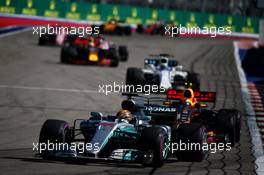 Lewis Hamilton (GBR) Mercedes AMG F1 W08. 30.04.2017. Formula 1 World Championship, Rd 4, Russian Grand Prix, Sochi Autodrom, Sochi, Russia, Race Day.