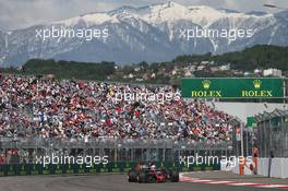 Kevin Magnussen (DEN) Haas VF-17. 30.04.2017. Formula 1 World Championship, Rd 4, Russian Grand Prix, Sochi Autodrom, Sochi, Russia, Race Day.