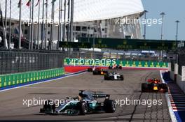 Lewis Hamilton (GBR) Mercedes AMG F1 W08. 30.04.2017. Formula 1 World Championship, Rd 4, Russian Grand Prix, Sochi Autodrom, Sochi, Russia, Race Day.