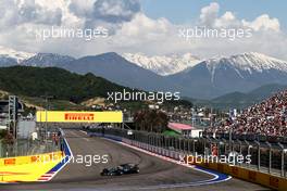 Valtteri Bottas (FIN) Mercedes AMG F1 W08. 30.04.2017. Formula 1 World Championship, Rd 4, Russian Grand Prix, Sochi Autodrom, Sochi, Russia, Race Day.