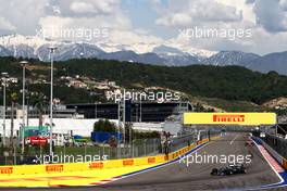 Valtteri Bottas (FIN) Mercedes AMG F1 W08. 30.04.2017. Formula 1 World Championship, Rd 4, Russian Grand Prix, Sochi Autodrom, Sochi, Russia, Race Day.