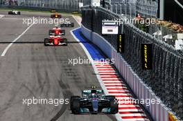 Valtteri Bottas (FIN) Mercedes AMG F1 W08. 30.04.2017. Formula 1 World Championship, Rd 4, Russian Grand Prix, Sochi Autodrom, Sochi, Russia, Race Day.