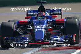 Daniil Kvyat (RUS) Scuderia Toro Rosso  29.04.2017. Formula 1 World Championship, Rd 4, Russian Grand Prix, Sochi Autodrom, Sochi, Russia, Qualifying Day.