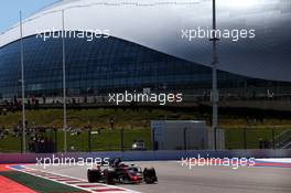 Kevin Magnussen (DEN) Haas VF-17. 29.04.2017. Formula 1 World Championship, Rd 4, Russian Grand Prix, Sochi Autodrom, Sochi, Russia, Qualifying Day.